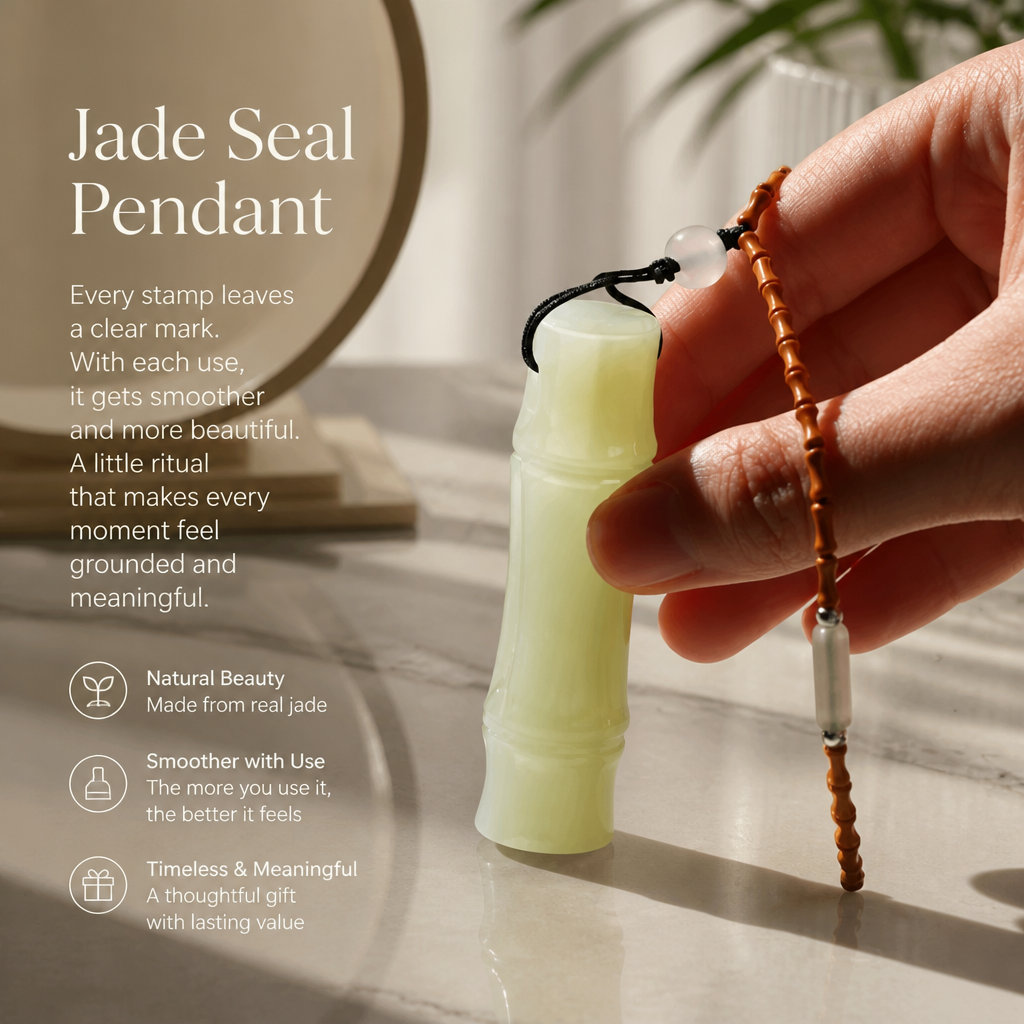 Personalized Chinese Name Seal – Elegant Bamboo Design Inspired by Eastern Culture
